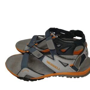 Merrell High Rise performance Mens Sandals shoes 14 gray Outdoor summer Strappy